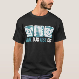 Camiseta Cdes reales del uso de DJs (blancos)