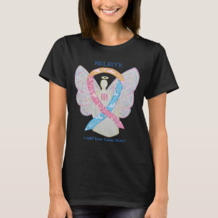 Camiseta CDH Awareness Cherub Angel Ribbon T-Shirts
