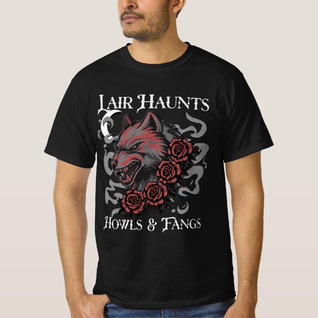 Camiseta CDhowlsandfangs (Anverso)