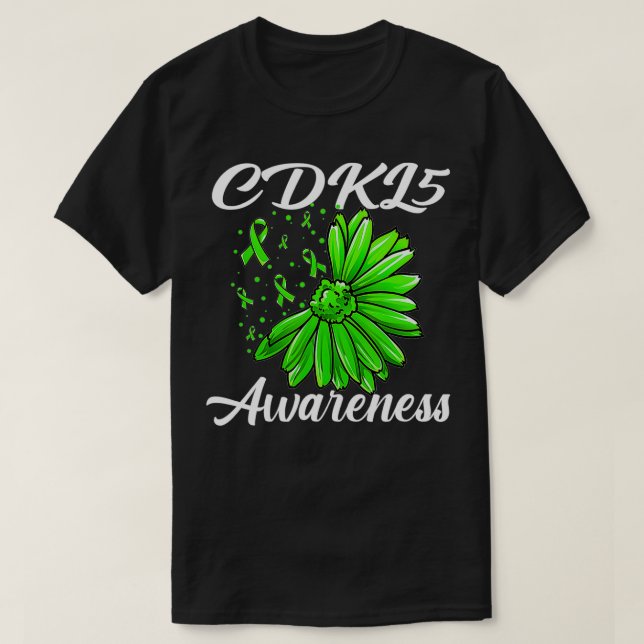 Camiseta CDKL5 Awareness epileptic encephalopathy Related L (Diseño del anverso)
