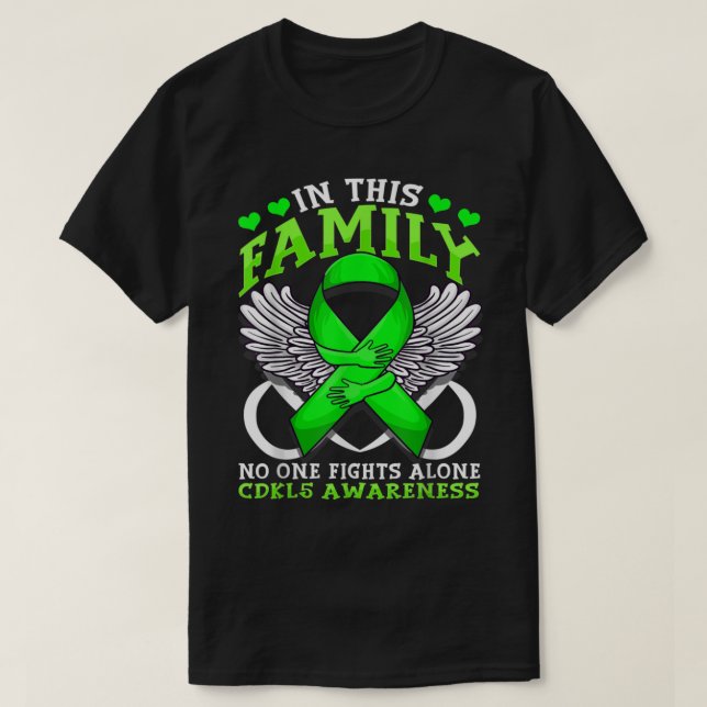Camiseta CDKL5 Conciencia Encefalopatía epiléptica Relacion (Diseño del anverso)