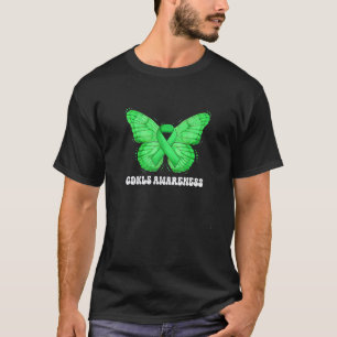 Camiseta CDKL5 Mes de Conciencia Mariposa de Cinta Verde