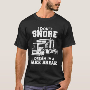 Camiseta CDL del camionero Truck 18 Wheeler Highway Truck D
