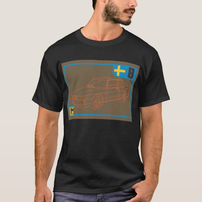 Camiseta CE de Saab 900 (Anverso)