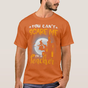 Camiseta Cebada de diseño de Halloween con miedo para mujer
