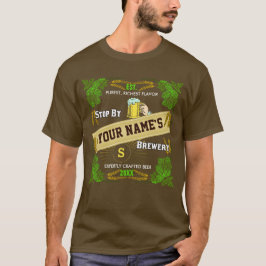 Camiseta Cebada personalizada cervecería Guay de los saltos