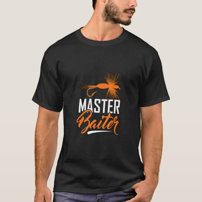 Camiseta Cebador Maestro Para Pescar (Anverso)