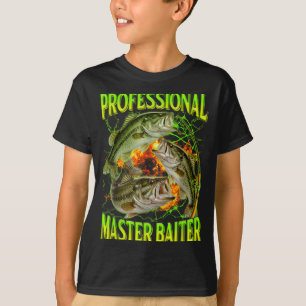 Camiseta Cebador maestro profesional meme divertido de pesc