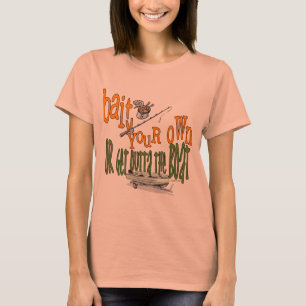 Camiseta Cebo de pesca divertido del humor de la pesca de