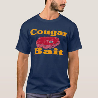 Camiseta cebo del puma - azul (frente y parte posterior)