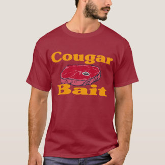 Camiseta Cebo del puma - marrón (frente y parte posterior)