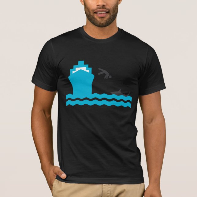 Camiseta Cebo del tiburón (Anverso)