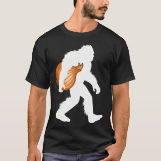 Camiseta Cebolla Bigfoot Sosteniendo Verdura Criptida Cocin