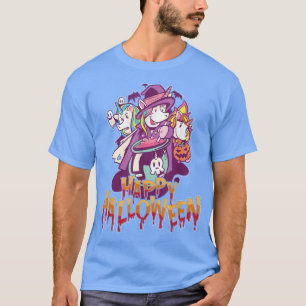 Camiseta Cebolla de diseño de unicornios de Halloween para