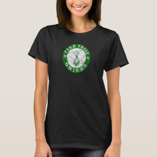 Camiseta Cebolla Fresca de Granja Vintage Retro