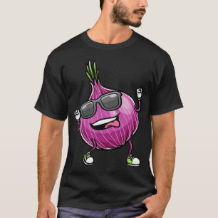 Camiseta Cebolla Roja Bailarina Vegetal