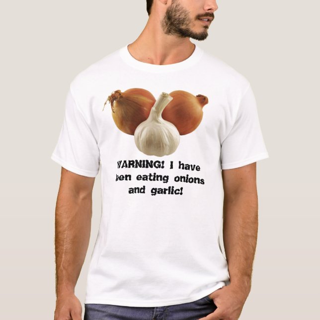 Camiseta Cebollas y ajo (Anverso)