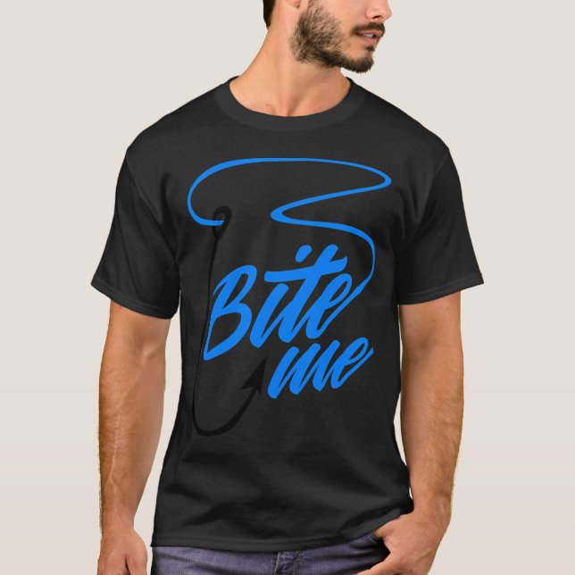 Camiseta Cebos para anzuelos de pesca (Anverso)