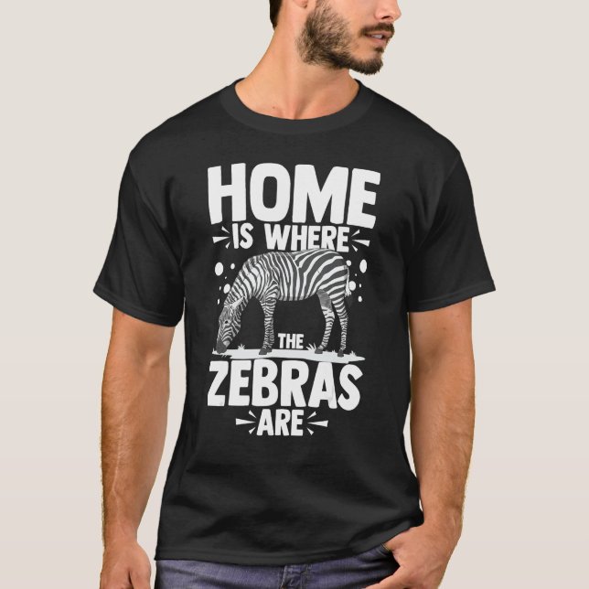 Camiseta Cebra Animales divertidos en el zoológico de Safar (Anverso)