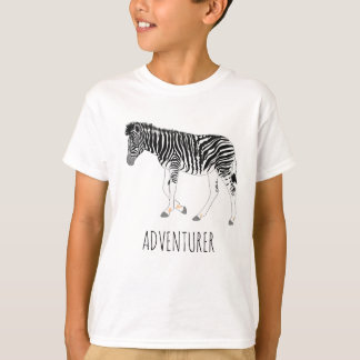 Camiseta cebra de aventurero