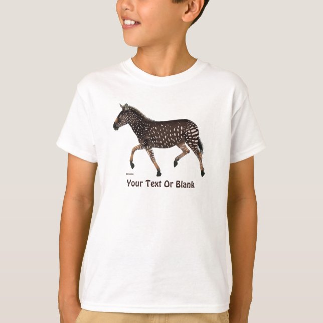 Camiseta Cebra de punto de polka (Anverso)