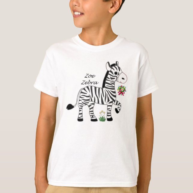 Camiseta Cebra de Zoe (Anverso)
