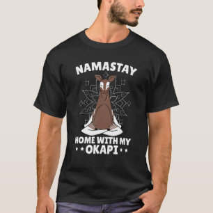 Camiseta Cebra del bosque animal herbívoro yoga Okapi anima