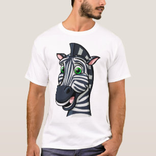 Camiseta Cebra del dibujo animado