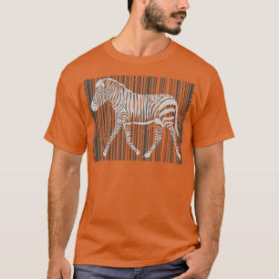 Camiseta Cebra divertida de código de barras