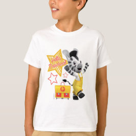 Camiseta Cebra emocionada preescolar de ZOU hola pequeña