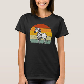 Camiseta Cebra Estilo Retro Vintage