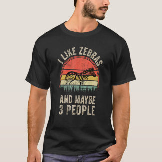 Camiseta Cebra Gráfico Cebras Zoológico Animal