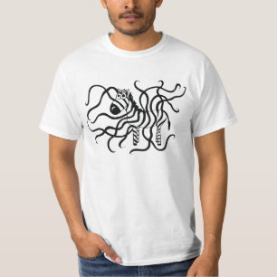 Camiseta Cebra loca blanco y negro