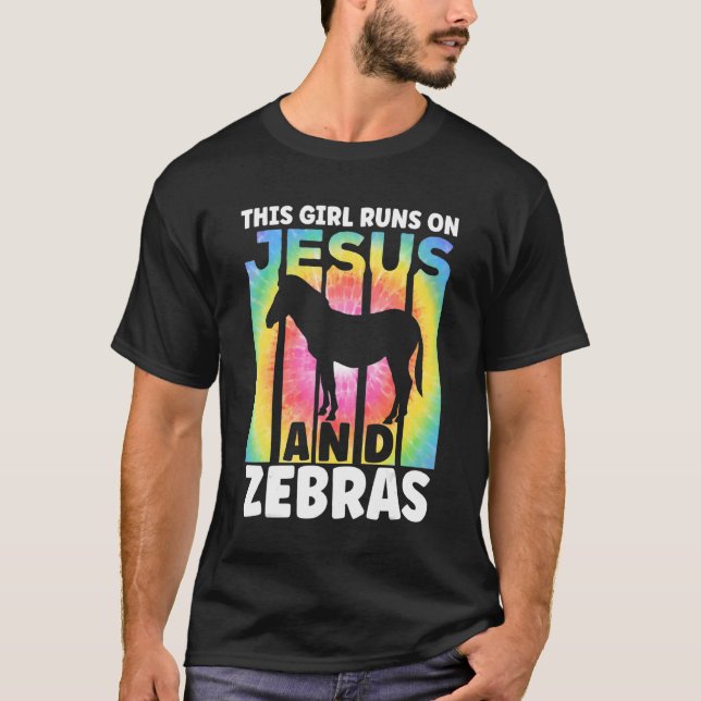 Camiseta Cebra para amantes de cebra para mujeres Chicas_2 (Anverso)