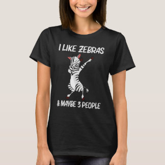 Camiseta Cebra Para Hombres Mujeres Africano Zoo Animal