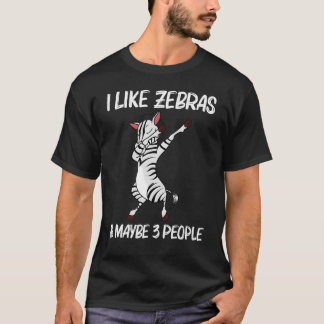 Camiseta Cebra Para Hombres Mujeres Africano Zoo Animal