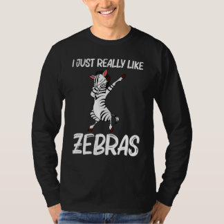 Camiseta Cebra Para Hombres Mujeres Africano Zoo Animal