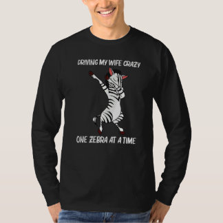 Camiseta Cebra Para Hombres Papá Africano Zoo Animal 1