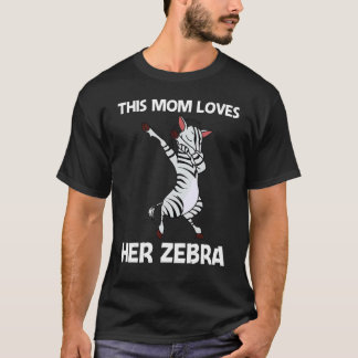 Camiseta Cebra Para Mamá Madre Africana Zoológico Animal  