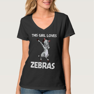 Camiseta Cebra para niñas niños animal africano del zoológi