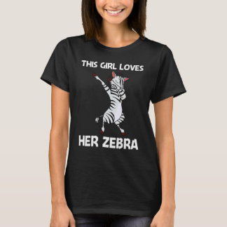 Camiseta Cebra para niñas niños animal africano zoológico