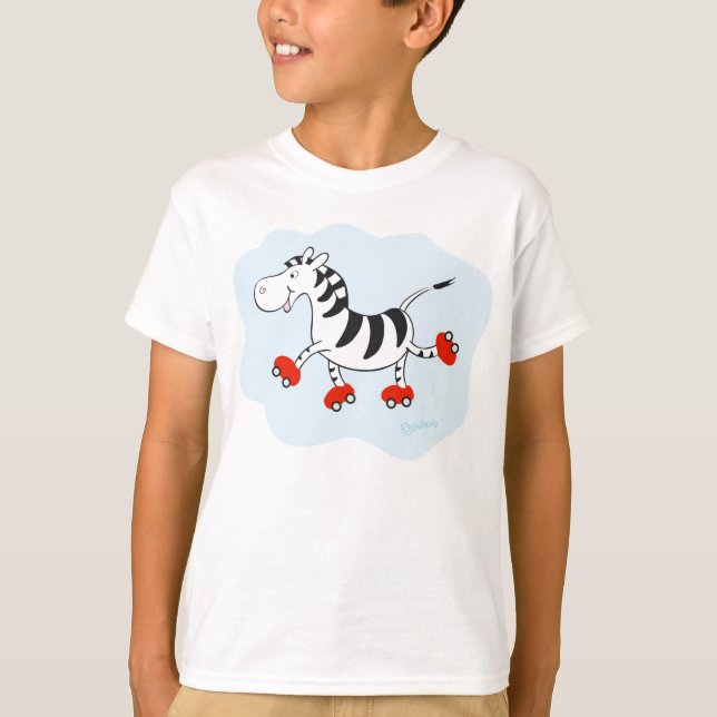 Camiseta Cebra patinadora (Anverso)
