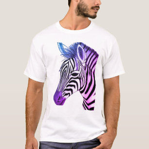 Camiseta Cebra púrpura