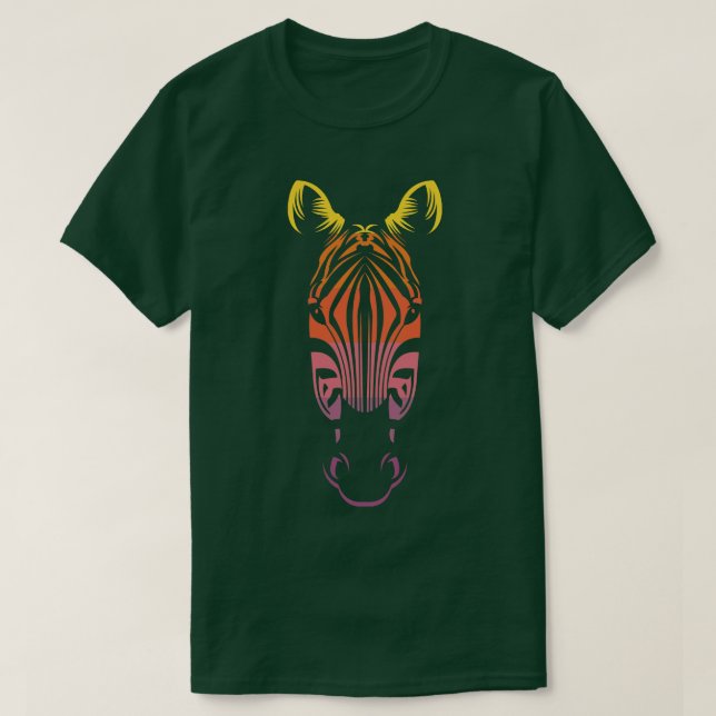 Camiseta Cebra retro (Diseño del anverso)