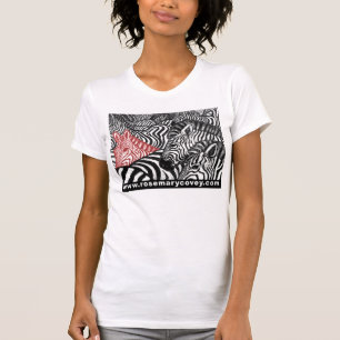 Camiseta Cebra roja