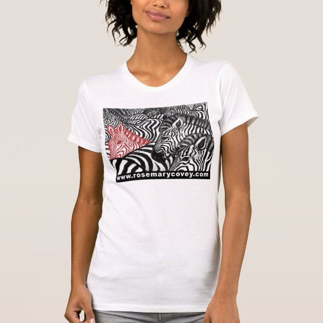 Camiseta Cebra roja (Anverso)