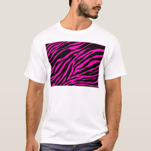 Camiseta cebra rosa
