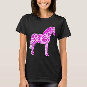 Camiseta Cebra rosada