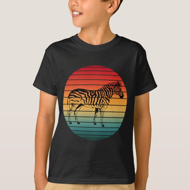 Camiseta cebra vintage (Anverso)
