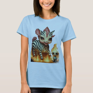 Camiseta "Cebras Graceful: Huellas familiares a través de S